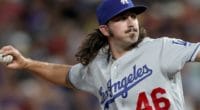 Los Angeles Dodgers pitcher Tony Gonsolin against the Colorado Rockies