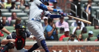 Los Angeles Dodgers All-Star Cody Bellinger hits a home run against the Atlanta Braves
