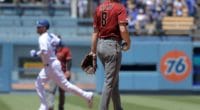Los Angeles Dodgers All-Star Cody Bellinger rounds the bases after hitting a home run against the Arizona Diamondbacks