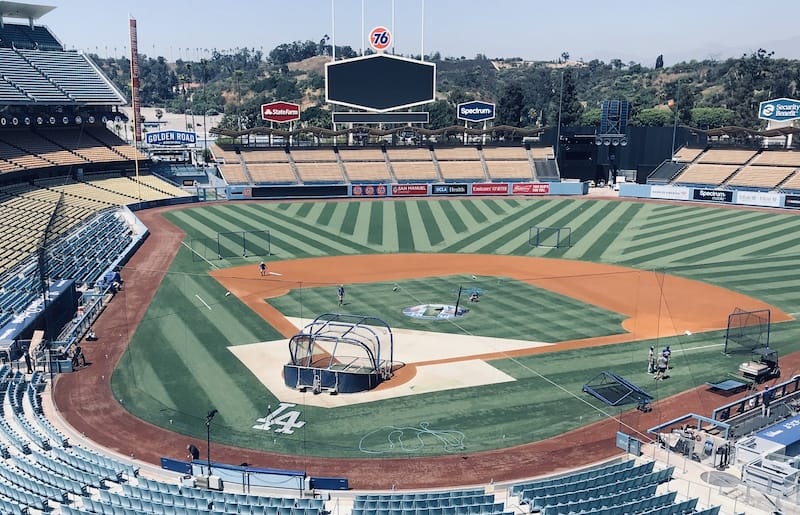 Los Angeles Dodgers announced plans to extend the protective netting at Dodger Stadium down both baselines