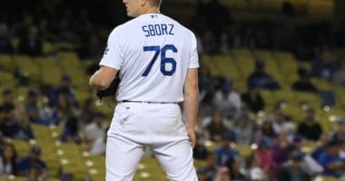 Los Angeles Dodgers relief pitcher Josh Sborz
