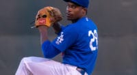 Los Angeles Dodgers prospect Joshiah Gray with Double-A Tulsa Drillers