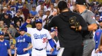 Video: Anthony Davis throws out first pitch for Dodgers on Lakers Night -  Silver Screen and Roll