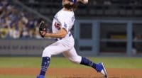 Los Angeles Dodgers pitcher Tony Gonsolin against the St. Louis Cardinals