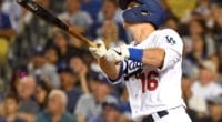 Los Angeles Dodgers catcher Will Smith hits a grand slam against the San Diego Padres