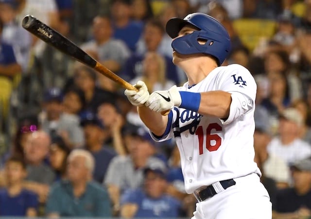 Los Angeles Dodgers catcher Will Smith hits a grand slam against the San Diego Padres