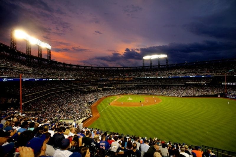 General view of Citi Field during a New York Mets game