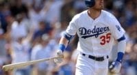 Los Angeles Dodgers All-Star Cody Bellinger watches his grand slam