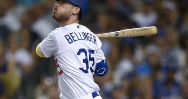 Los Angeles Dodgers All-Star Cody Bellinger at bat