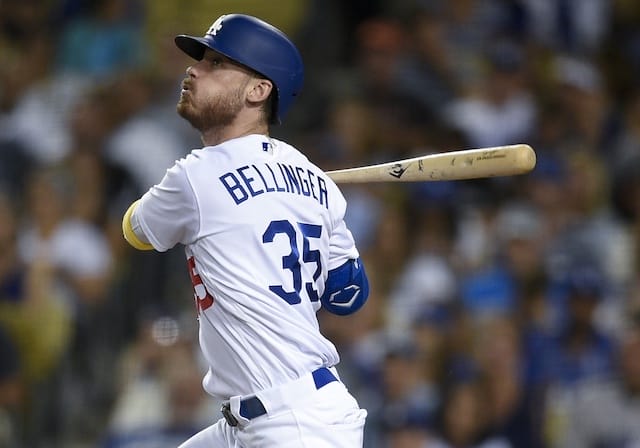 Los Angeles Dodgers All-Star Cody Bellinger at bat