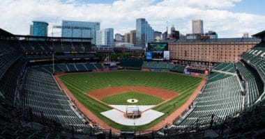 General view of Oriole Park at Camden Yards