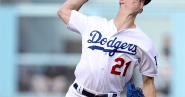 Los Angeles Dodgers pitcher Walker Buehler against the Colorado Rockies