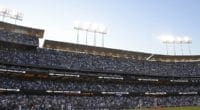 General view of Dodger Stadium during Game 1 of the 2019 NLDS