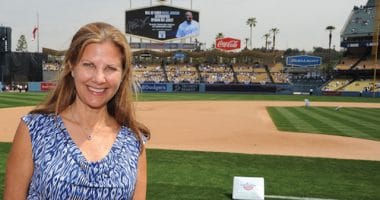 Los Angeles Dodgers senior vice president of planning and development Janet Marie Smith at Dodger Stadium