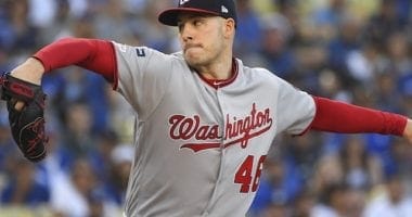 Washington Nationals pitcher Patrick Corbin during Game 1 of the 2019 NLDS