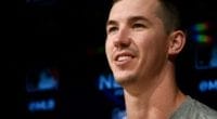 Los Angeles Dodgers pitcher Walker Buehler during an interview before Game 1 of the 2019 NLDS