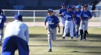 Los Angeles Dodgers winter youth camp series at Dodger Stadium