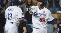 Los Angeles Dodgers teammates Max Muncy and Hyun-Jin Ryu