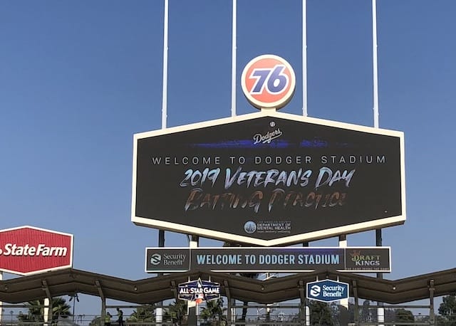Veterans Day 2019, Dodger Stadium