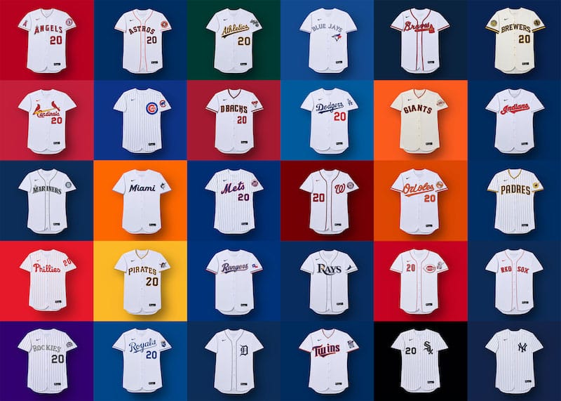 Official images of all 30 MLB jerseys designed by Nike
