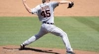 Detroit Tigers pitcher Casey Crosby