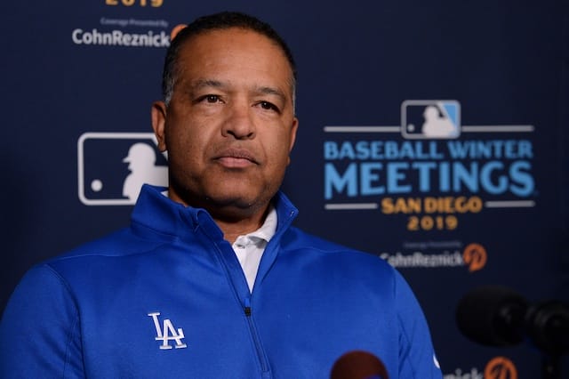 Los Angeles Dodgers manager Dave Roberts during the 2019 Winter Meetings