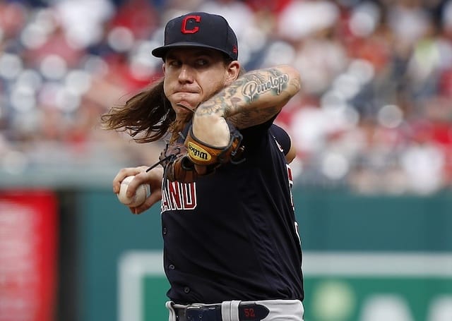 Cleveland Indians starting pitcher Mike Clevinger
