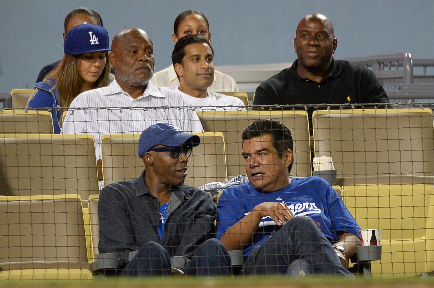 George Lopez / Magic Johnson Los Angeles Dodgers