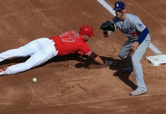 Los Angeles Dodgers All-Star Cody Bellinger and Los Angeles Angels center fielder Mike Trout