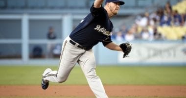 Former Milwaukee Brewers pitcher Jimmy Nelson