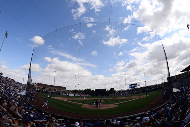 camelback ranch view netting 2020 spring training