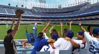 Dodger Stadium renovation rendering of the home run seats in the pavilion