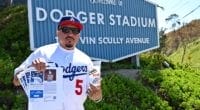 Dodger Stadium sign, Dodgers fan, tickets, 2020 Opening Day