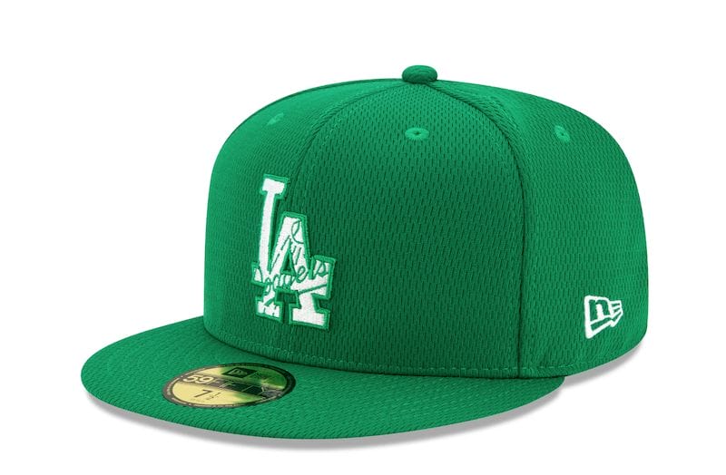Dodgers cap, St. Patrick's Day 2020