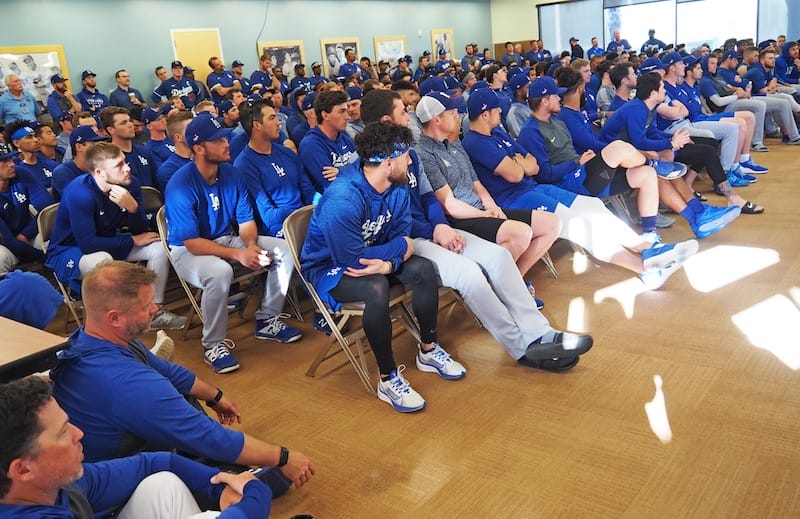 Dodgers Minor League players, 2020 Spring Training