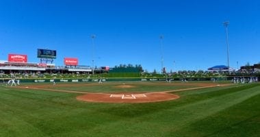 Sloan Park view, 2020 Spring Training