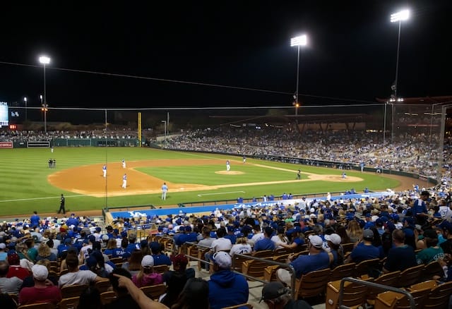 Camelback Ranch view, 2020 Spring Training