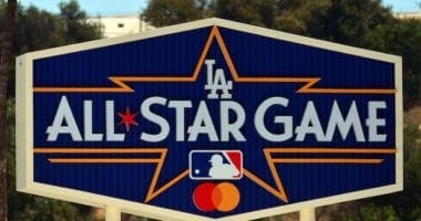 All-Star Game logo, Dodger Stadium pavilion