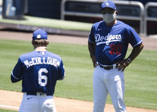 Clayton McCullough, Dave Roberts, 2020 Spring Training