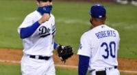AJ Pollock, Dave Roberts, Dodgers win