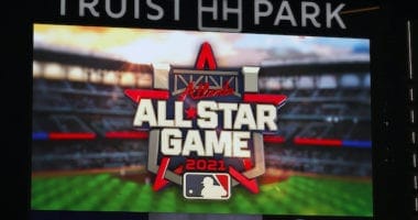 2021 MLB All-Star Game logo, Atlanta Braves, Truist Park