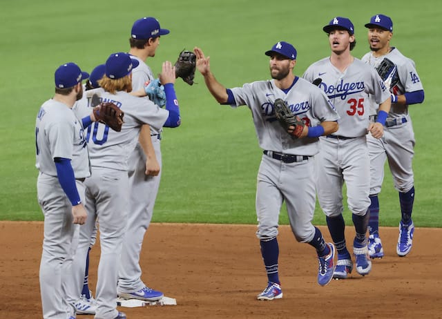 Cody Bellinger, Mookie Betts, Max Muncy, Corey Seager, Chris Taylor, Justin Turner, Dodgers win, 2020 NLDS