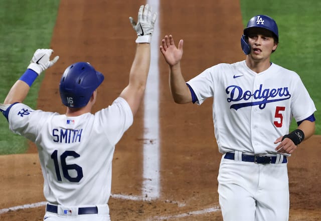 Corey Seager, Will Smith, 2020 NLDS