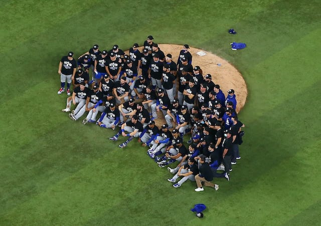 Dodgers team photo, 2020 NLDS