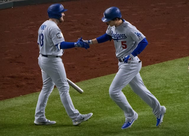 Max Muncy, Corey Seager, 2020 World Series
