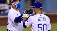 Mookie Betts, Dave Roberts, Dodgers win, 2020 Wild Card Series