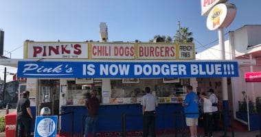 Pinks Hot Dogs, 2020 World Series