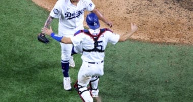 Austin Barnes, Julio Urias, Dodgers win, 2020 World Series