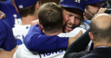 Clayton Kershaw, Max Muncy, Dodgers win, 2020 World Series