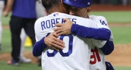 Dino Ebel, Dave Roberts, Dodgers win, 2020 World Series